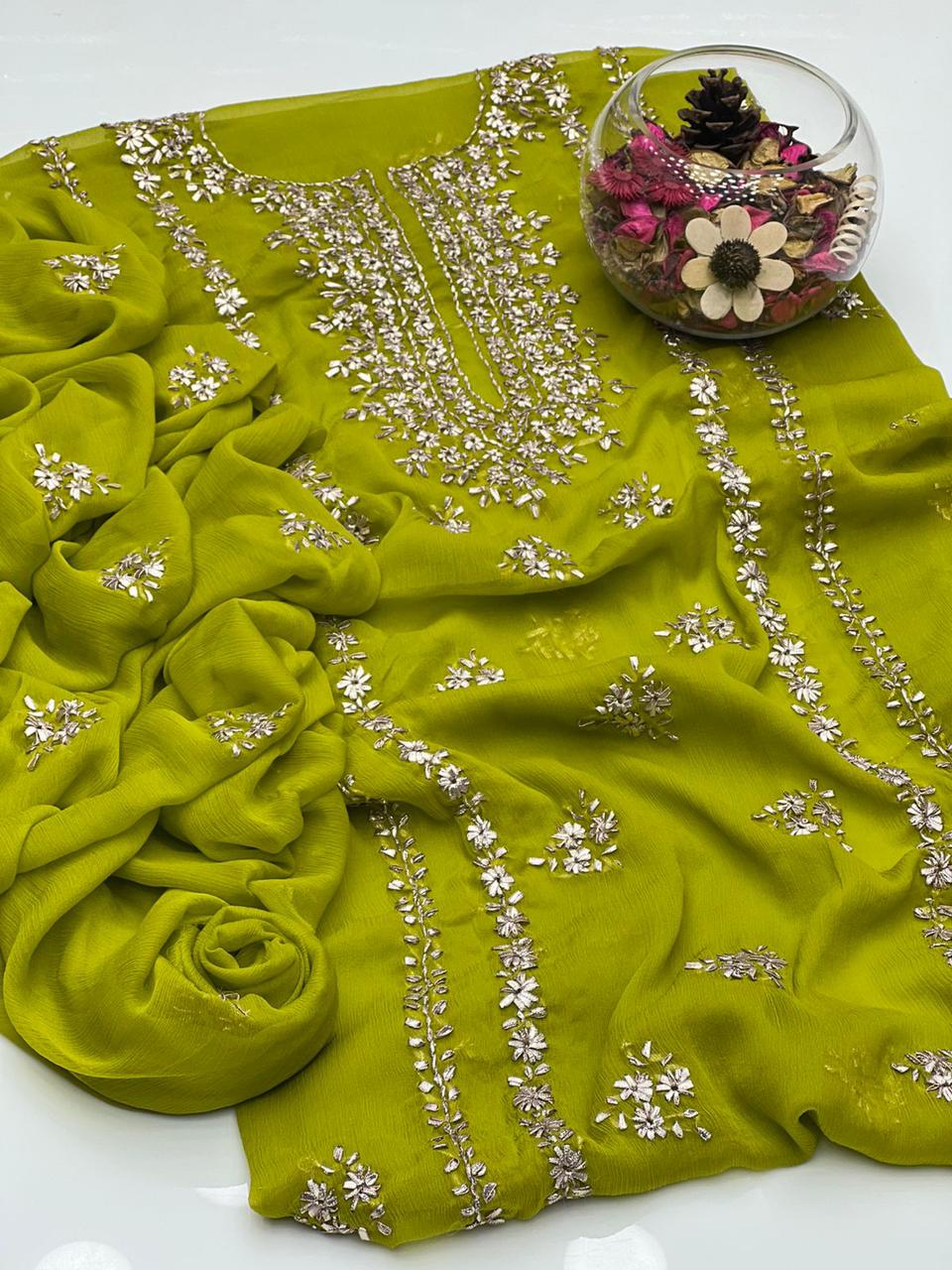 Soft Chiffon Handmade LCD Gotta Work 2Pcs Dress