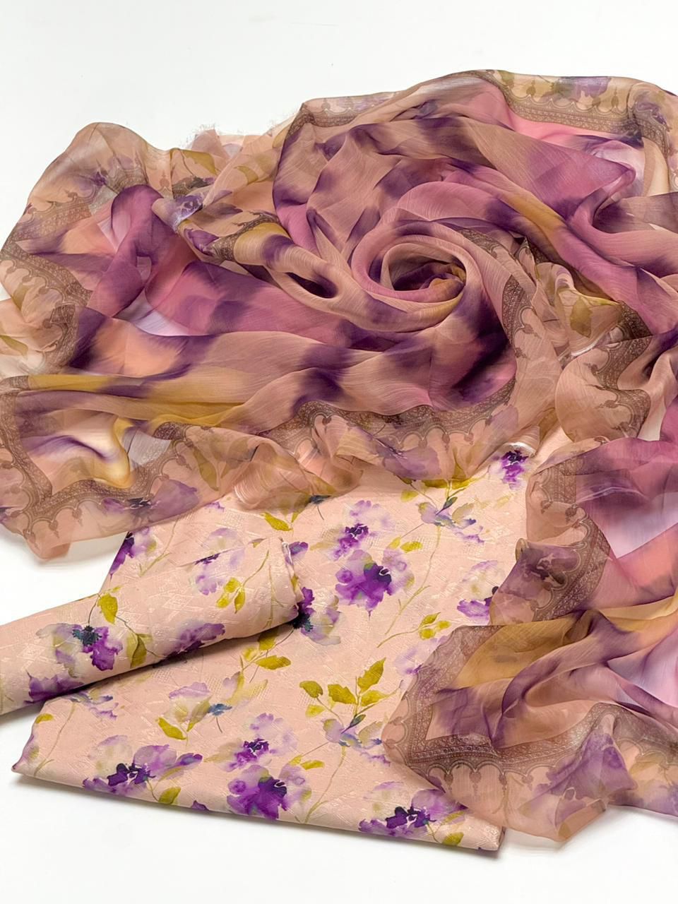 Ethereal Swiss Lawn Digital Print 3Pcs Dress