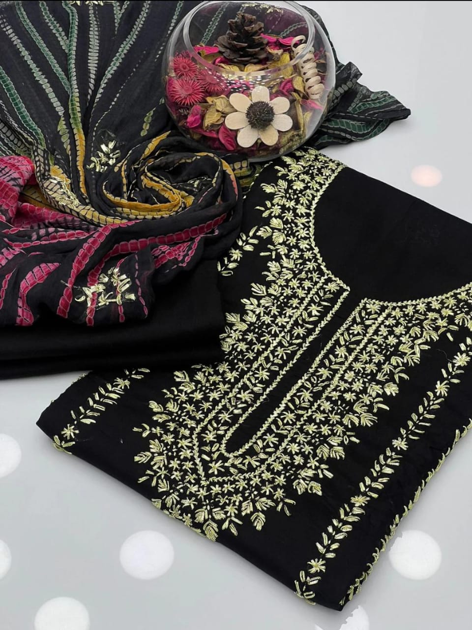 Enigma Lawn Gota Work 3Pcs Dress