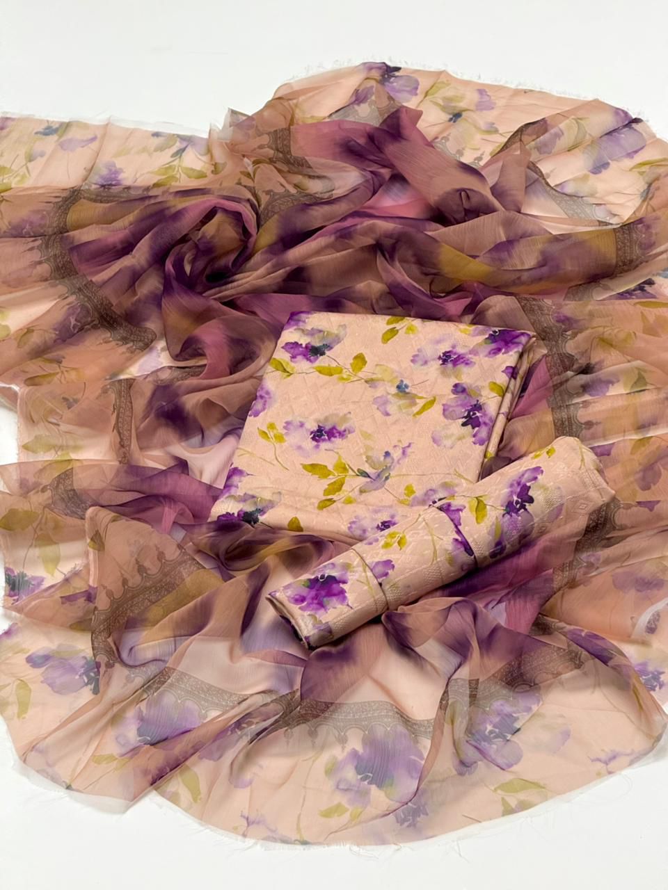 Ethereal Swiss Lawn Digital Print 3Pcs Dress