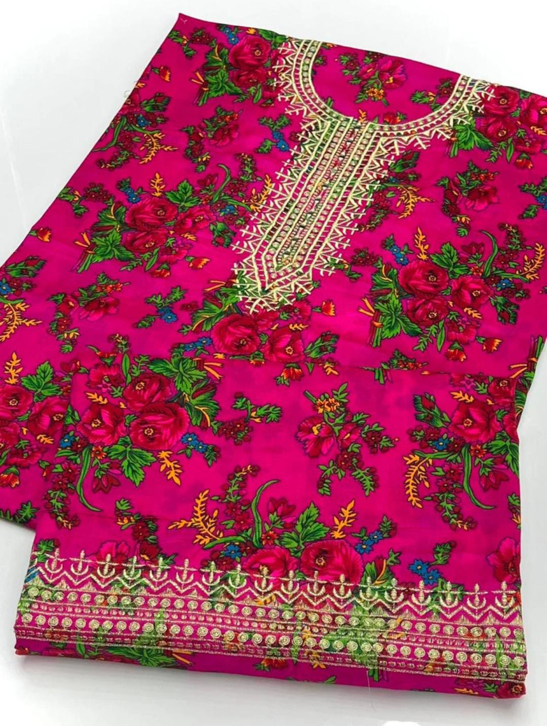 Avira Marina Printed Embroidered 2Pcs Dress