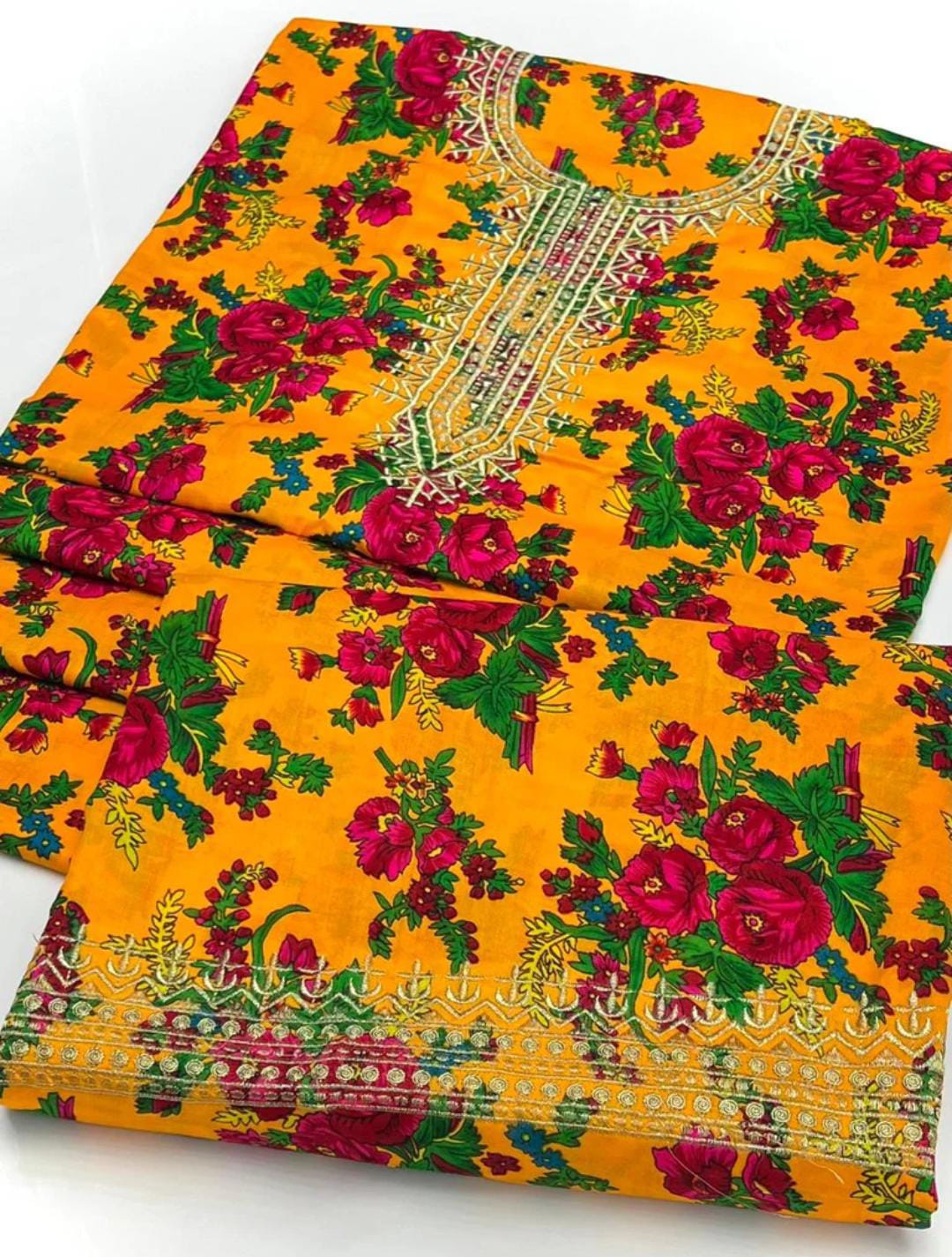 Avira Marina Printed Embroidered 2Pcs Dress
