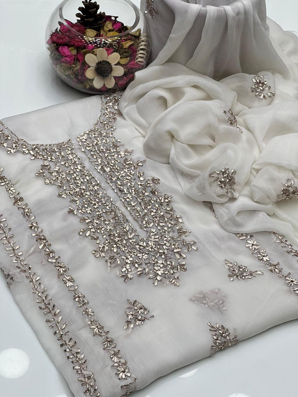 Soft Chiffon Handmade LCD Gotta Work 2Pcs Dress