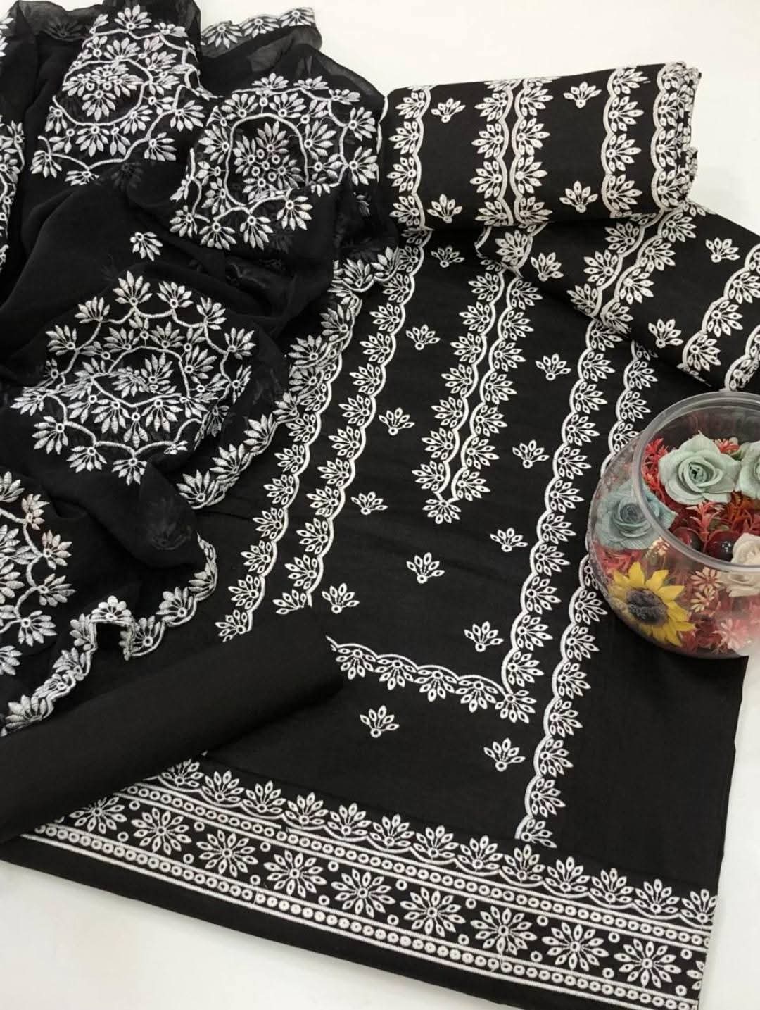 Seraphic Embroidered GTM Lawn 3Pcs Dress