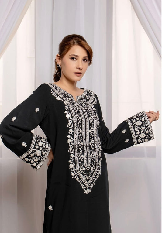 Unique Lawn Cotton Embroidered Shirt and Dupatta 3Pcs Dress