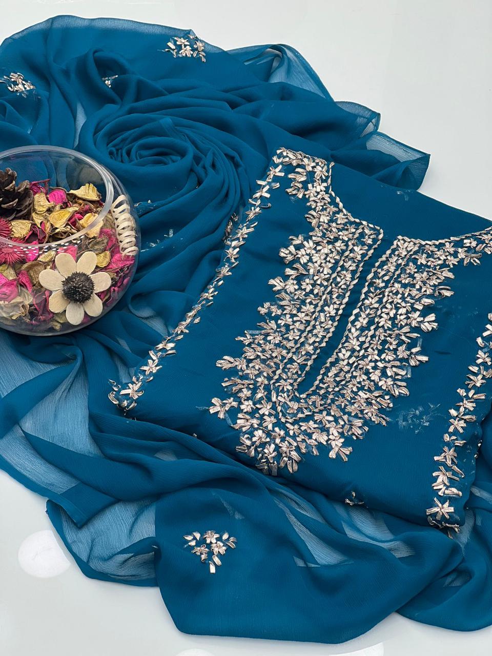 Soft Chiffon Handmade LCD Gotta Work 2Pcs Dress