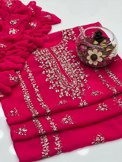 Soft Chiffon Handmade LCD Gotta Work 2Pcs Dress