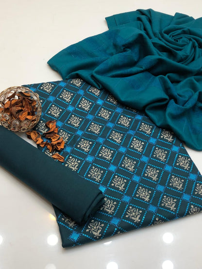 Dhanak Marina Embroidered 3Pcs Dress