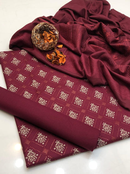 Dhanak Marina Embroidered 3Pcs Dress