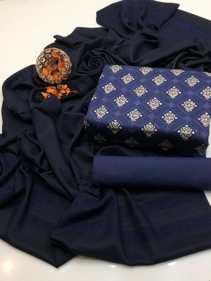 Dhanak Marina Embroidered 3Pcs Dress