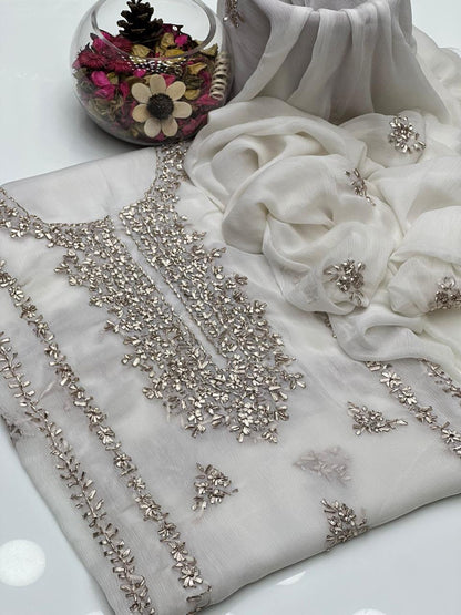Soft Chiffon Handmade LCD Gotta Work 2Pcs Dress