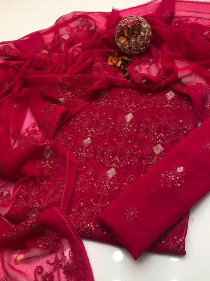 Pure Bamber Embroidered Elegance  2Pcs Dress