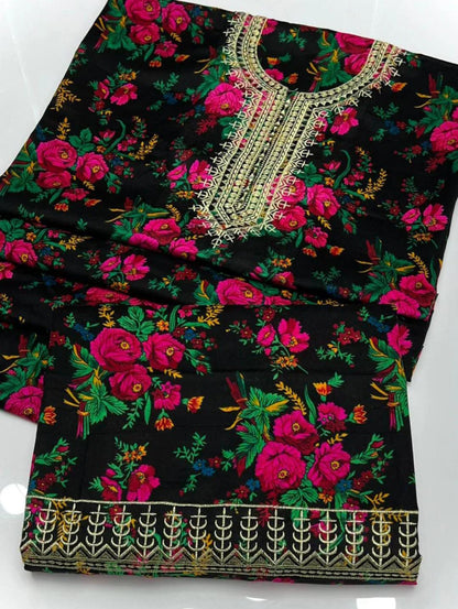 Avira Marina Printed Embroidered 2Pcs Dress