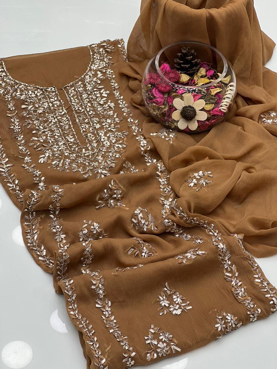 Soft Chiffon Handmade LCD Gotta Work 2Pcs Dress