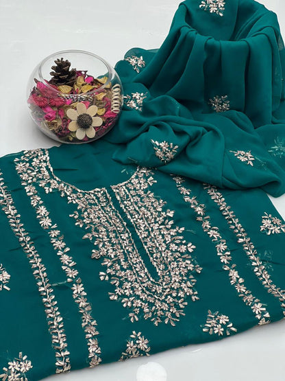 Soft Chiffon Handmade LCD Gotta Work 2Pcs Dress
