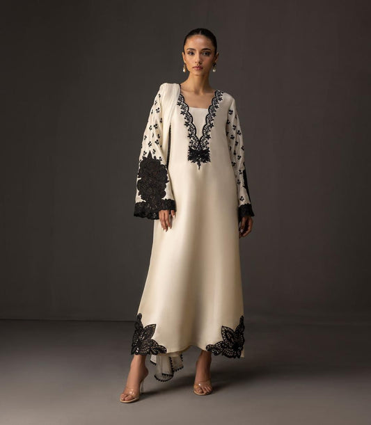 Gleaming Shamoze Silk Digital Print Suit 3Pcs Dress