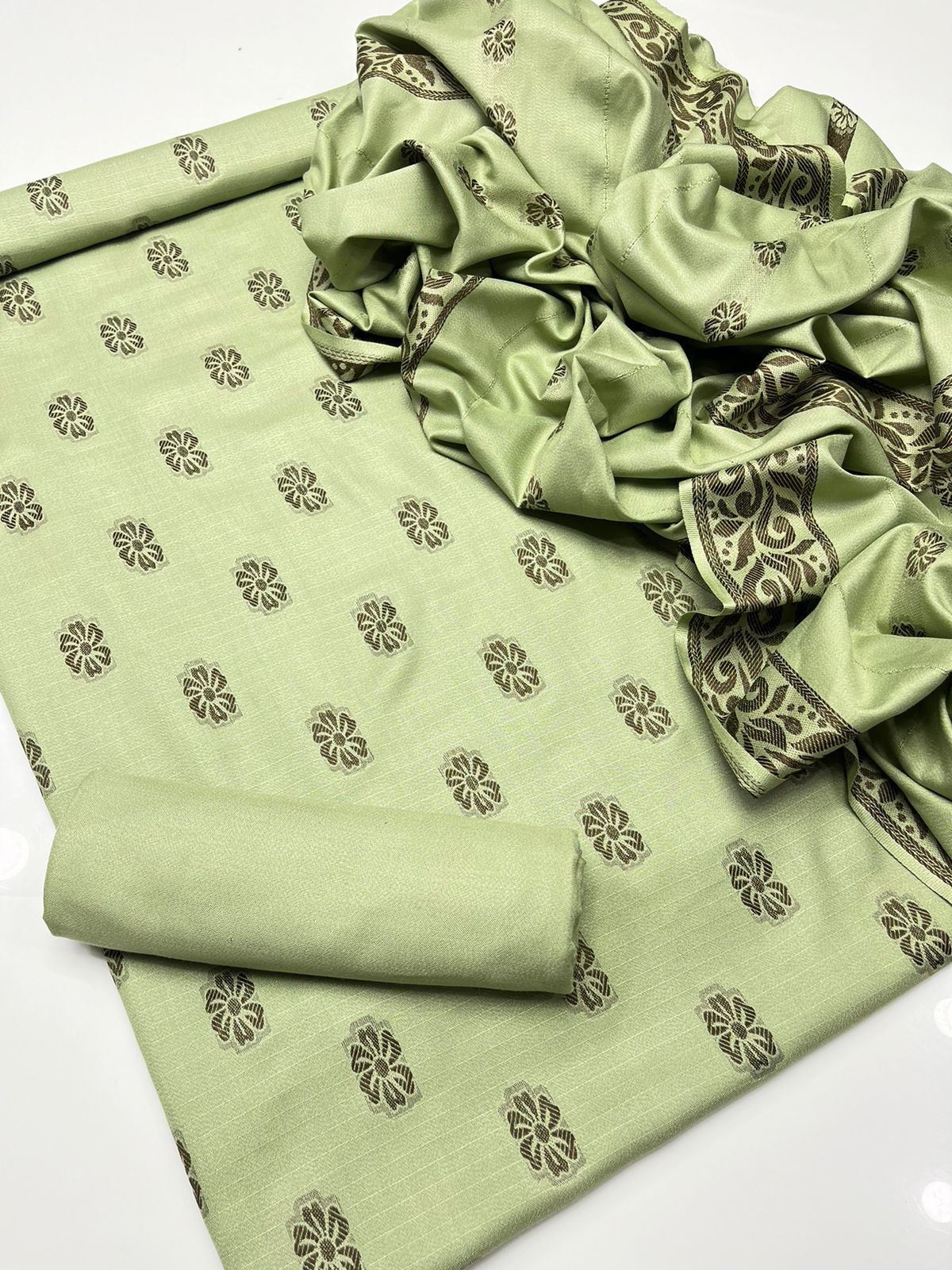 BanaDora Jacquard Banarsi 3Pcs Dress