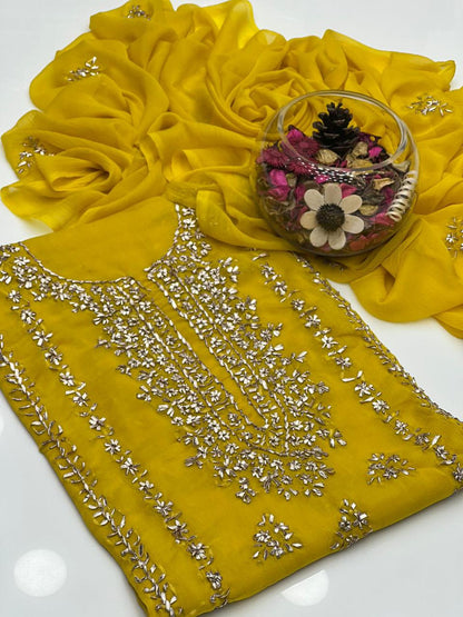 Soft Chiffon Handmade LCD Gotta Work 2Pcs Dress