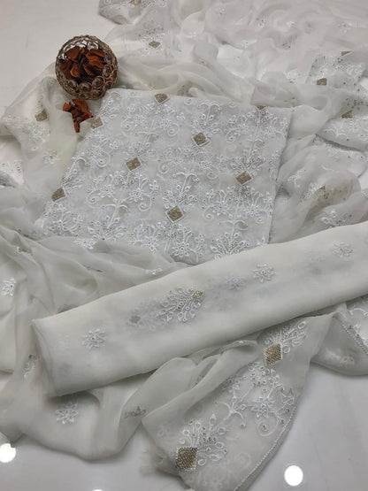 Pure Bamber Embroidered Elegance  2Pcs Dress